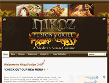 Tablet Screenshot of nikozgrill.com